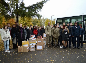 Університет Грінченка привітав бійців АТО із Днем Захисника України