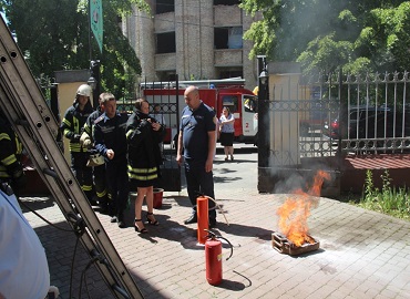 Комплексні об'єктові тренування на протипожежну тематику