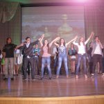 Фіналом програми стало спільне виконання Гімну Університету