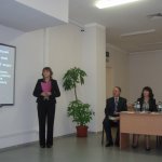 Виступ магістрантки на конференції «Сучасна вища освіта: теорія та практика»