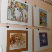 Вистака художніх робіт студентів до творів Шевченка