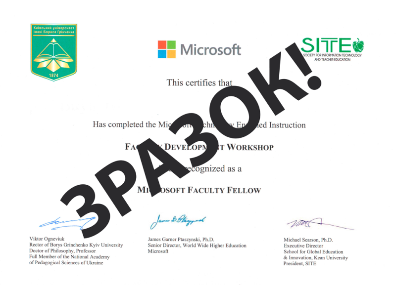 TEI certificate example