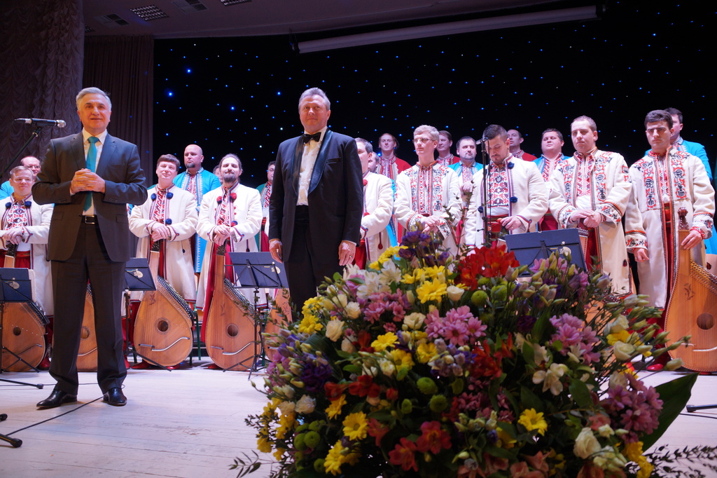 Національна заслужена капела бандуристів України ім.Г.І.Майбороди – грінченківцям.