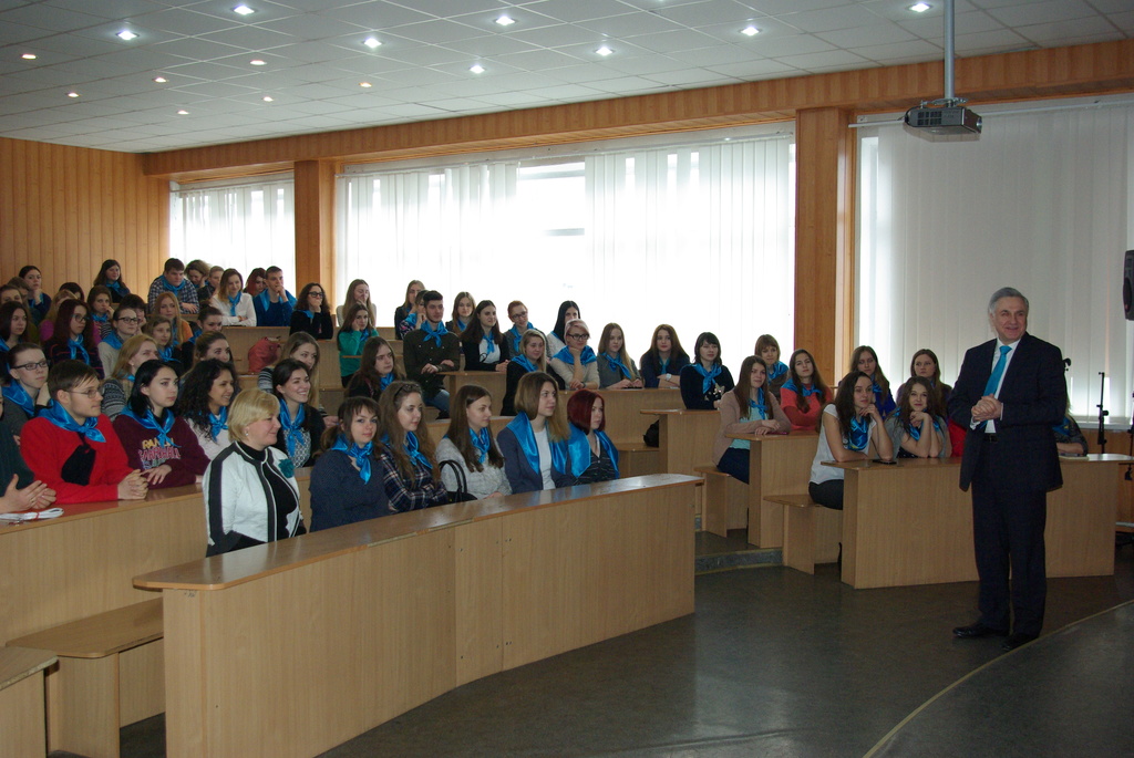 Зустріч ректора Університету Грінченка зі студентами І курсу Інституту людини