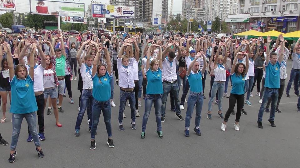 Свято жителів Оболонського району Києва, присвячене Дню фізичної культури та спорту України