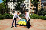 Церемонія покладання квітів до пам'ятника Борису Грінченку та до родинного поховання Грінченків
