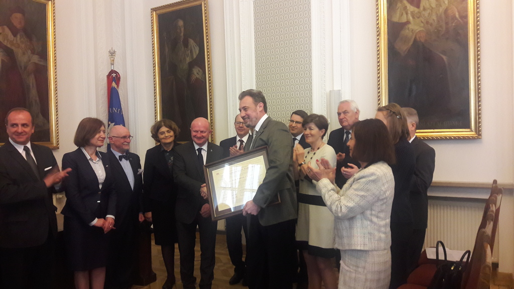 Урочисте вручення Нагороди імені Івана Виговського професору Ігорю Срібняку