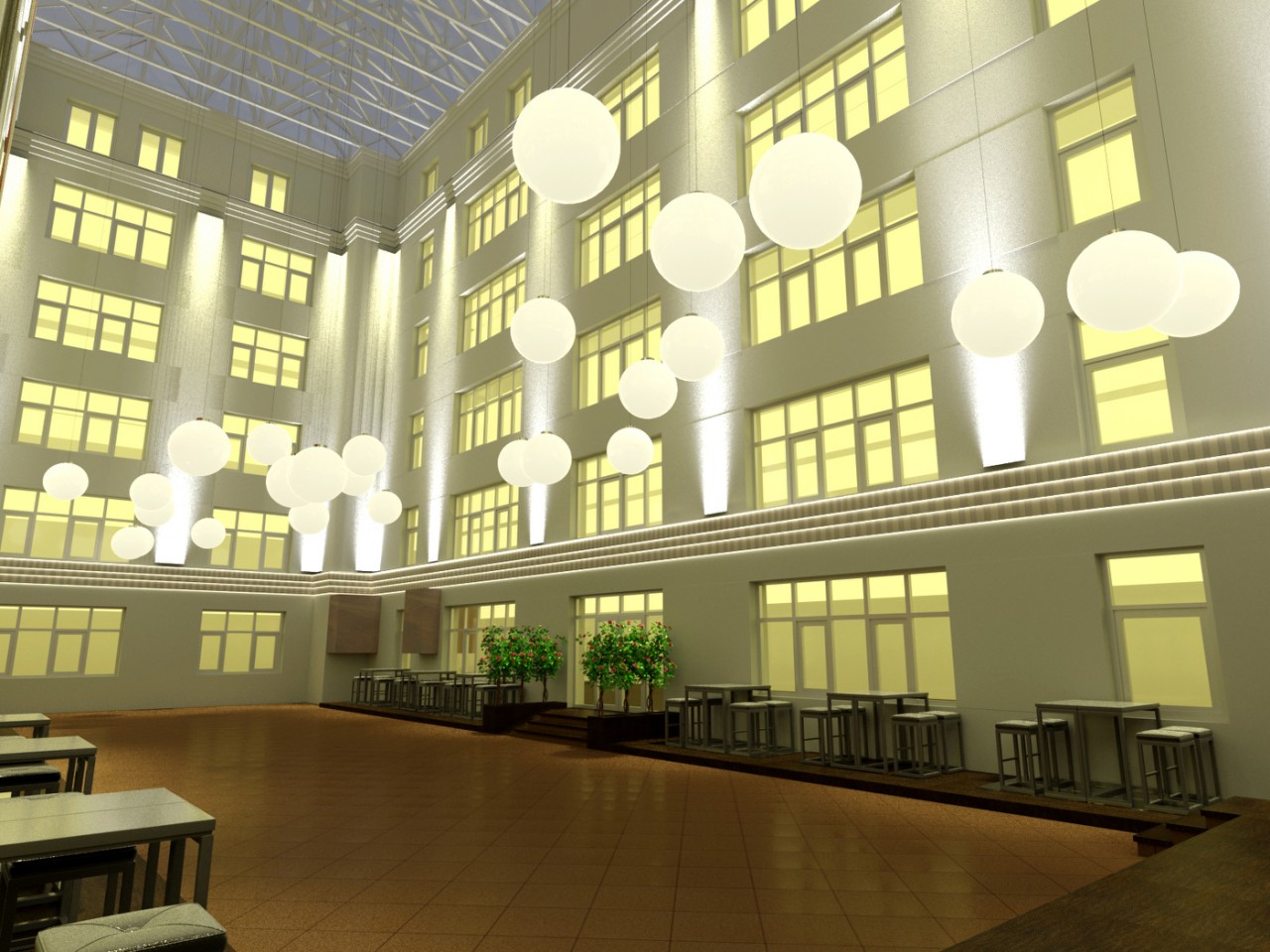 Триває реконструкція внутрішнього дворика