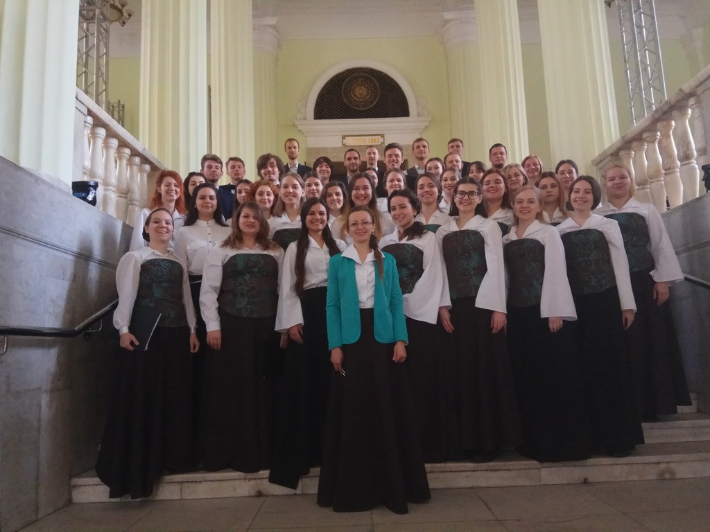 Вітальний виступ Зведеного хору Інституту мистецтв Вітальний виступ Зведеного хору Інституту мистецтв