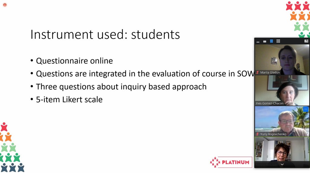 Нарада учасників проекту Platinum (онлайн-сесії)