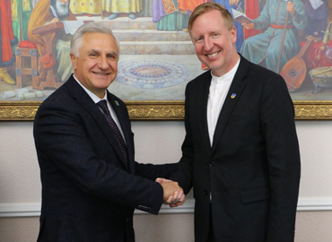 Зустріч керівництва Університету Грінченка з канадською делегацією Зустріч керівництва Університету Грінченка з канадською делегацією