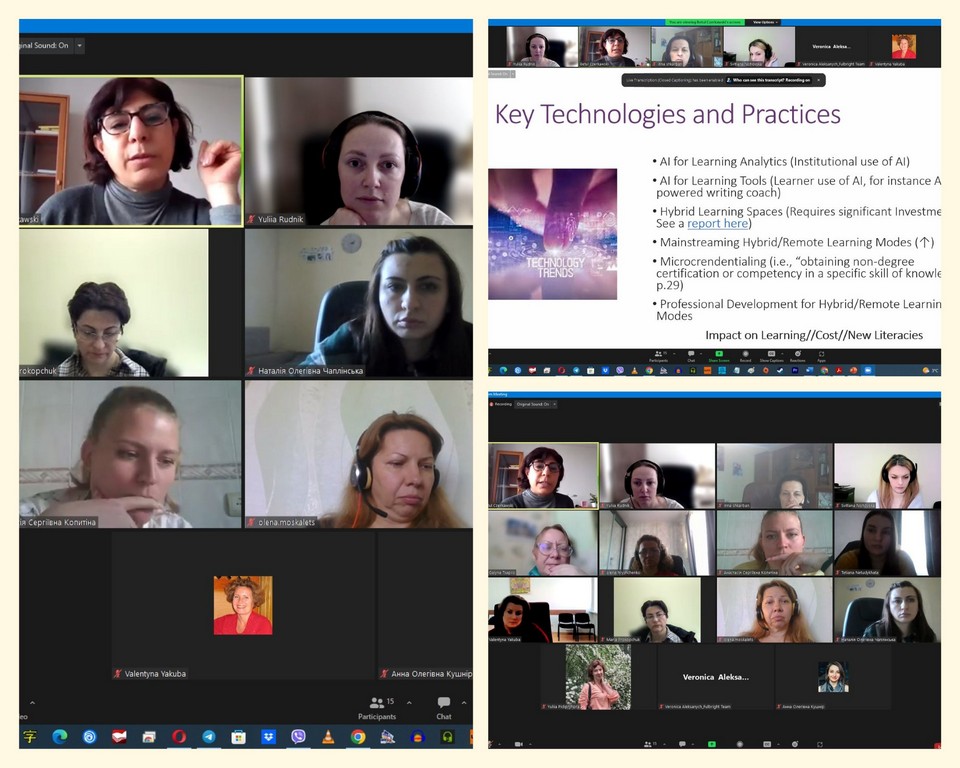 Підвищення кваліфікації в рамках співпраці з Програмою імені Фулбрайта в Україні