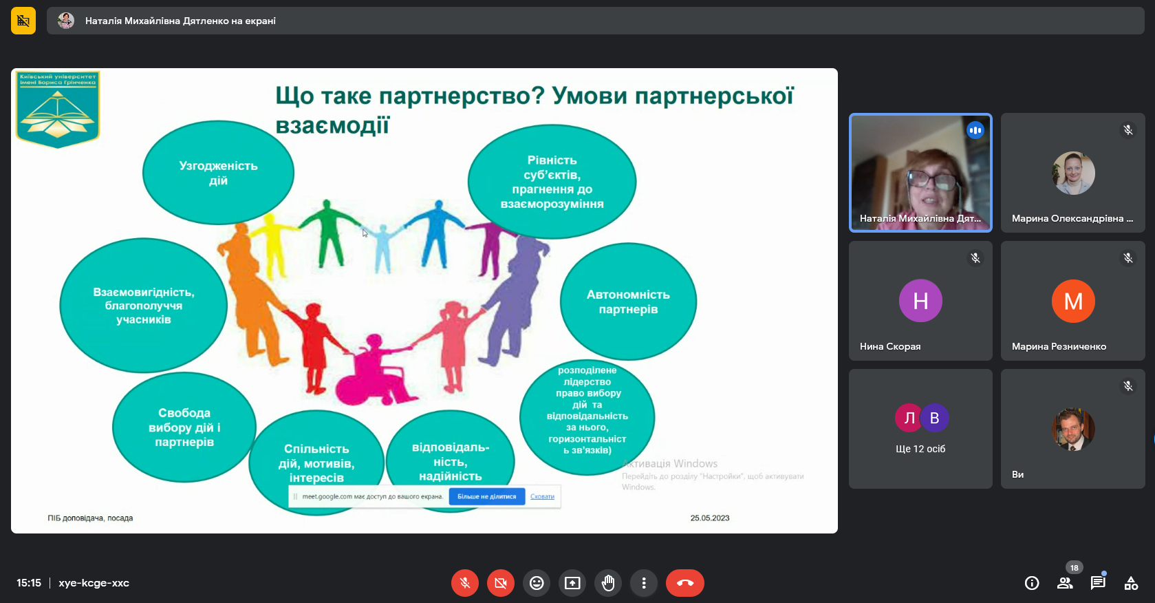 Фестиваль науки – 2023: Науково-методичний вебінар «Партнерська взаємодія учасників освітнього процесу в інклюзивному навчанні дошкільників: у чому секрет…» Фестиваль