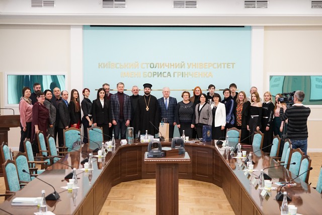 Зустріч з ректором Київської православної богословської академії, протоієреєм Олександром Трофимлюком
