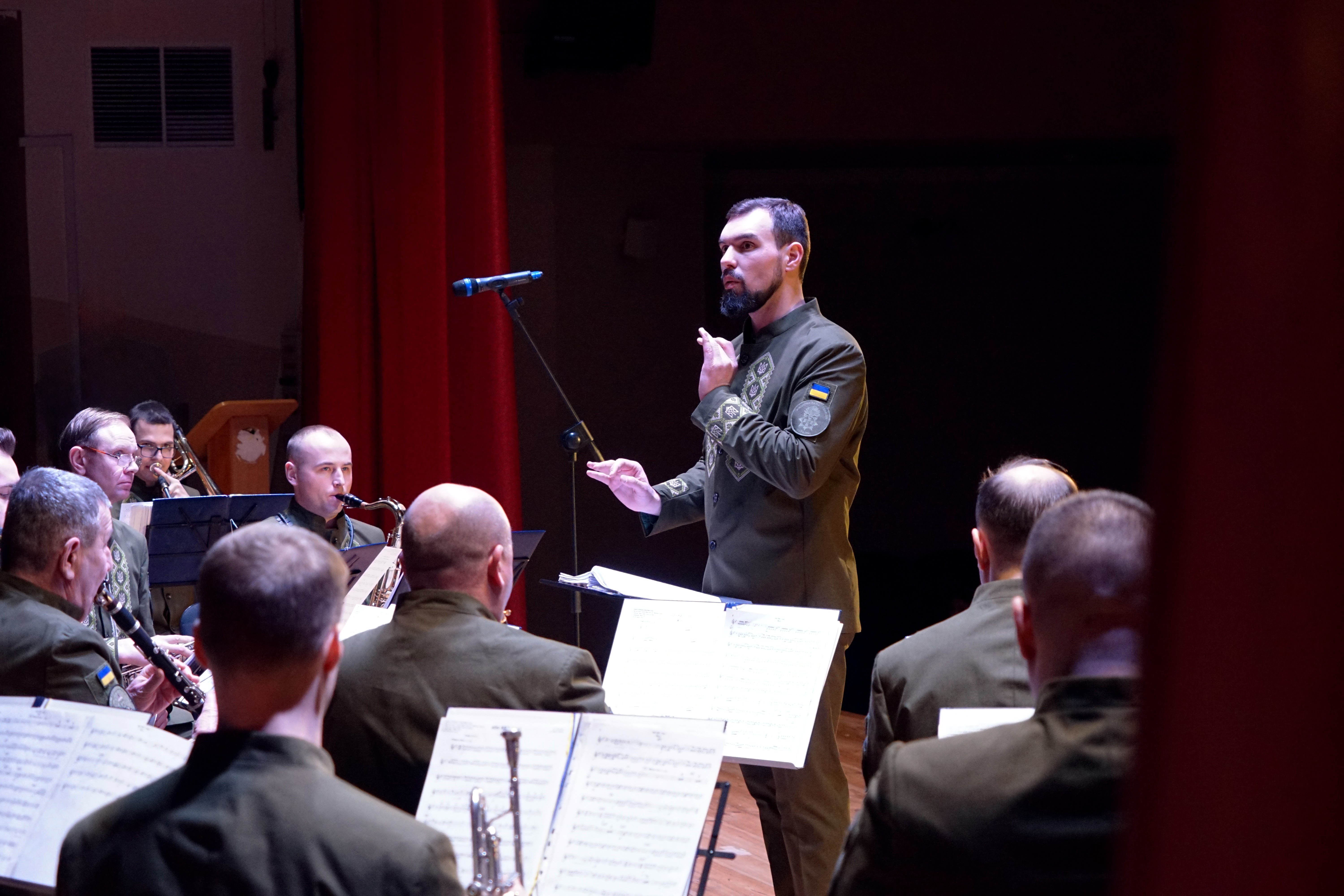 Концерт військового оркестру 25-ої бригади охорони громадського порядку імені князя Аскольда в Університеті Грінченка