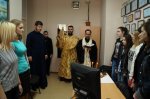 Освячення кабінету і колективу ЮК «Астрея» служителями Видубицького Свято-Михайлівського чоловічого монастиря та Михайлівського Золотоверхого монастиря