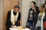 Освячення кабінету і колективу ЮК «Астрея» служителями Видубицького Свято-Михайлівського чоловічого монастиря та Михайлівського Золотоверхого монастиря