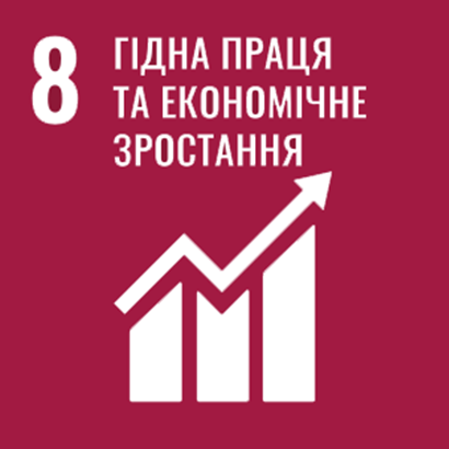 Ціль 8. Гідна праця та економічне зростання