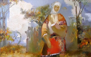 Вітаємо Ганну Олексіївну Крюкову з присвоєнням почесного звання Заслужений художник України!