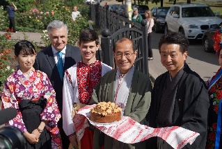 Прийом офіційної делегації з міста Кіото (Японія)  на чолі з мером Дайсаку Кадокавою